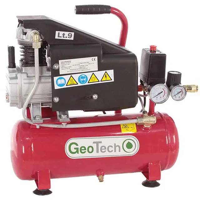 Geotech AC9-8-15 compressore 9 L 8 bar portatile