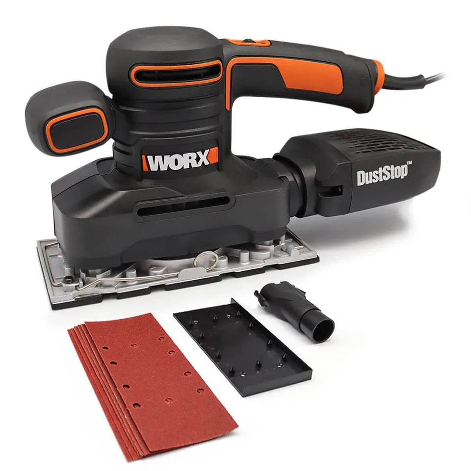 WORX WX641 Levigatrice Orbitale 250W con Fissaggio Rapido