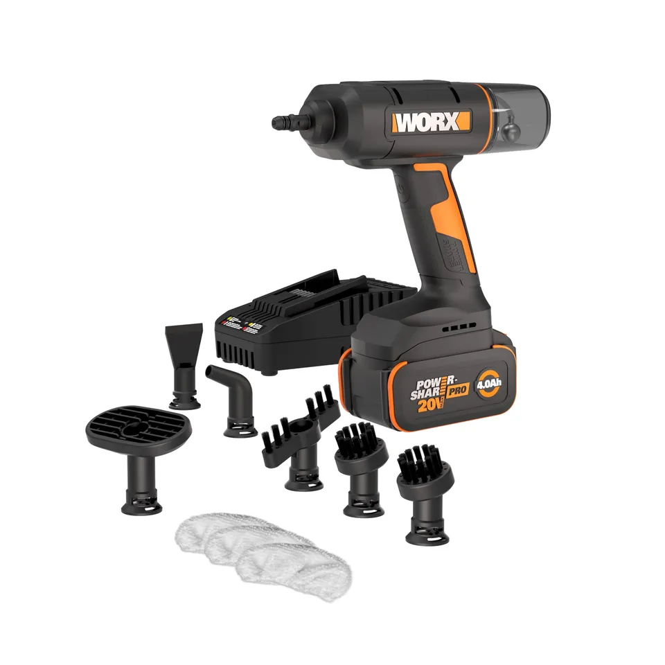 Worx WX770.9 pulitore a vapore 20V senza batteria