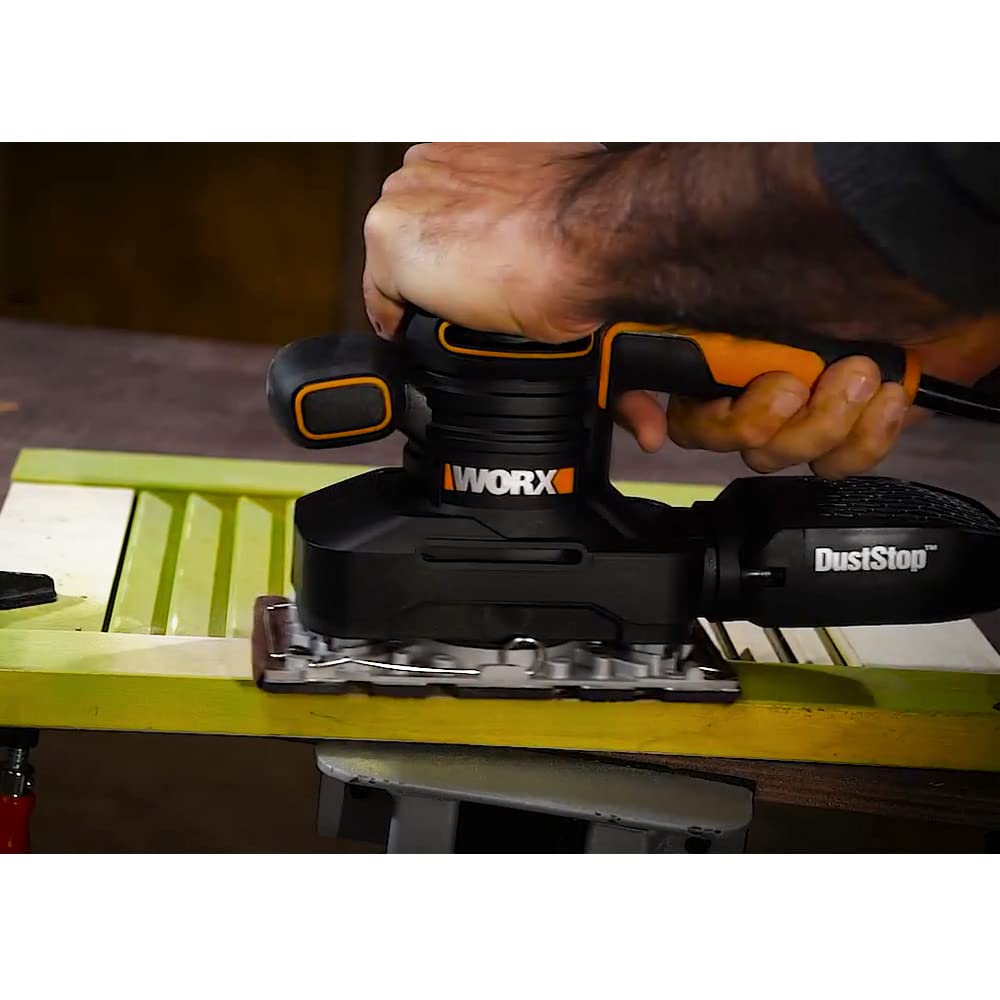 WORX WX641 Levigatrice Orbitale 250W con Fissaggio Rapido