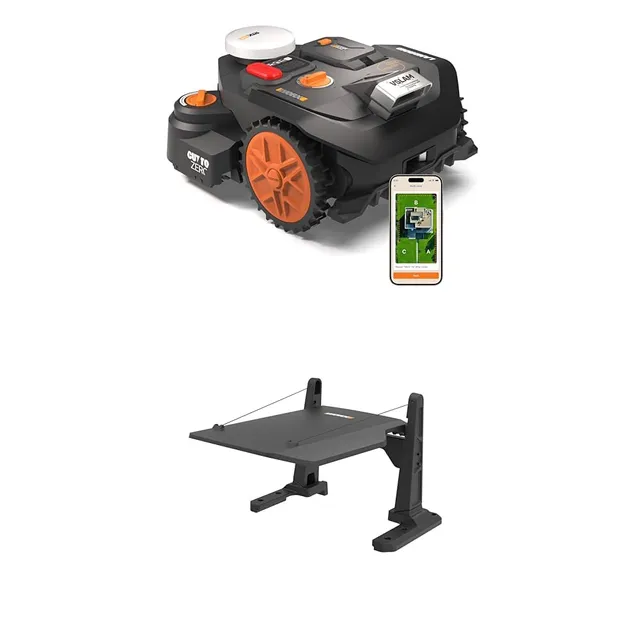 Worx Vision Cloud WR306E Robot Rasaerba 600 m² con Garage