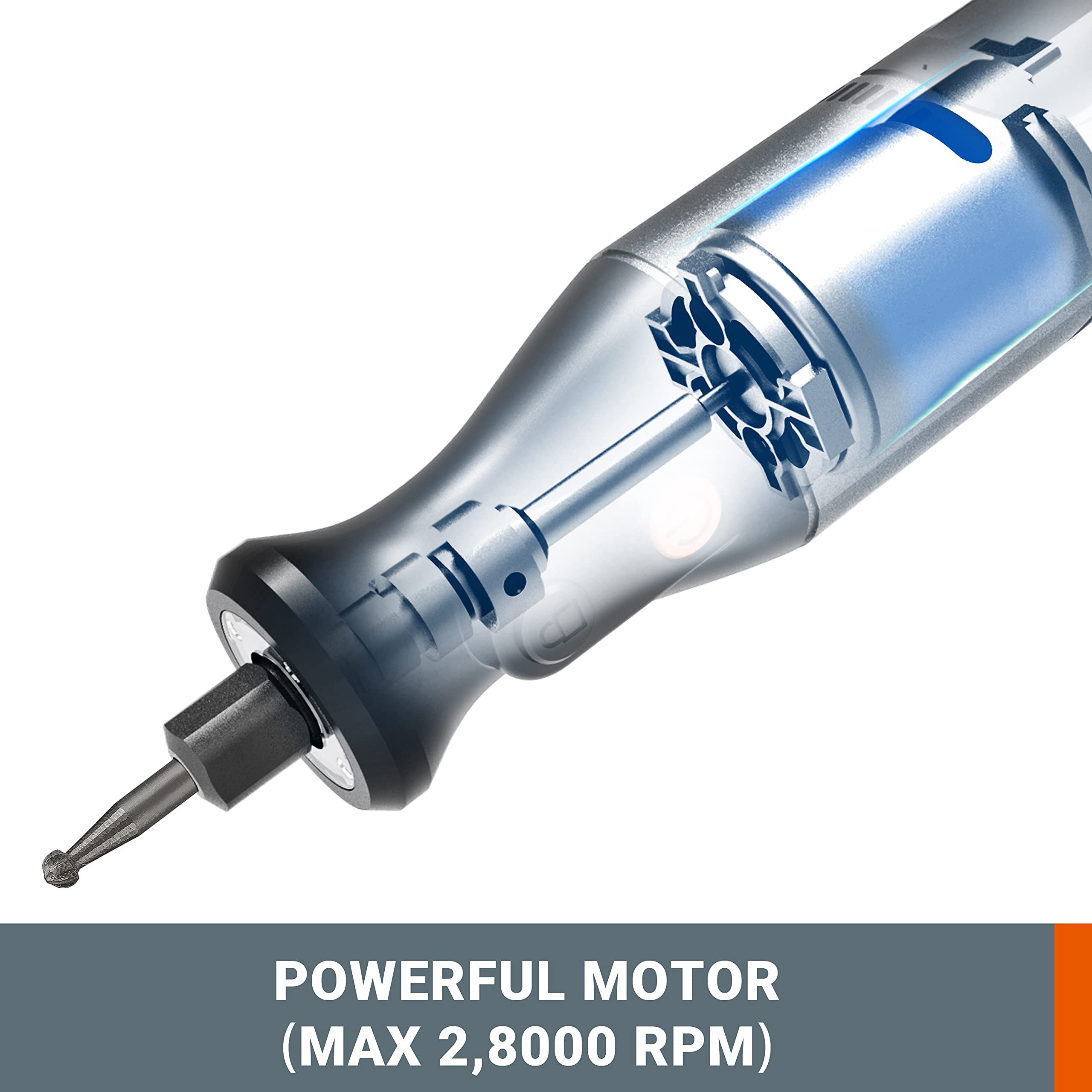 Worx WX106 Utensile Rotativo 8V 23 accessori incisione