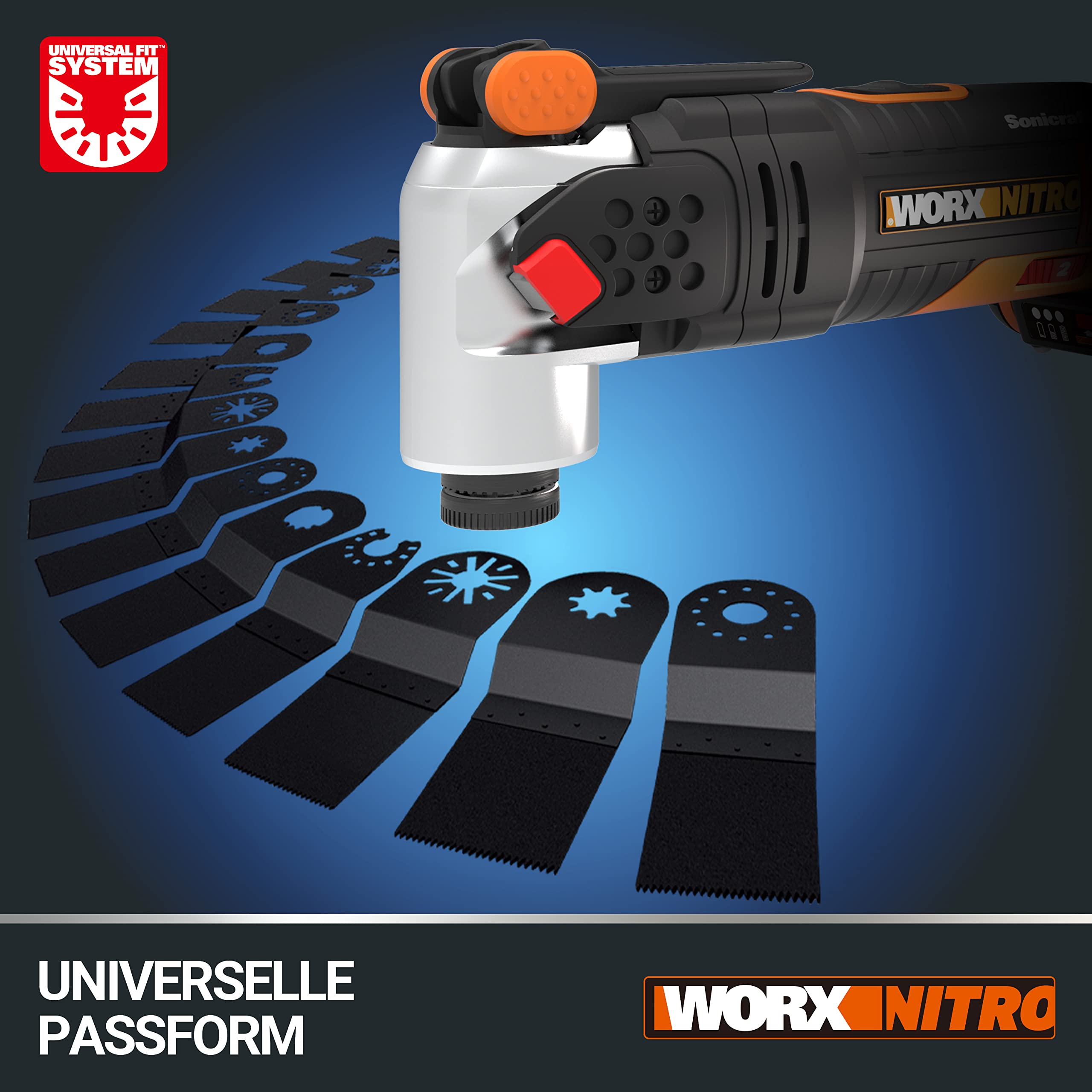 Worx Sonicrafter WX693 multifunzione 20V brushless con batteria