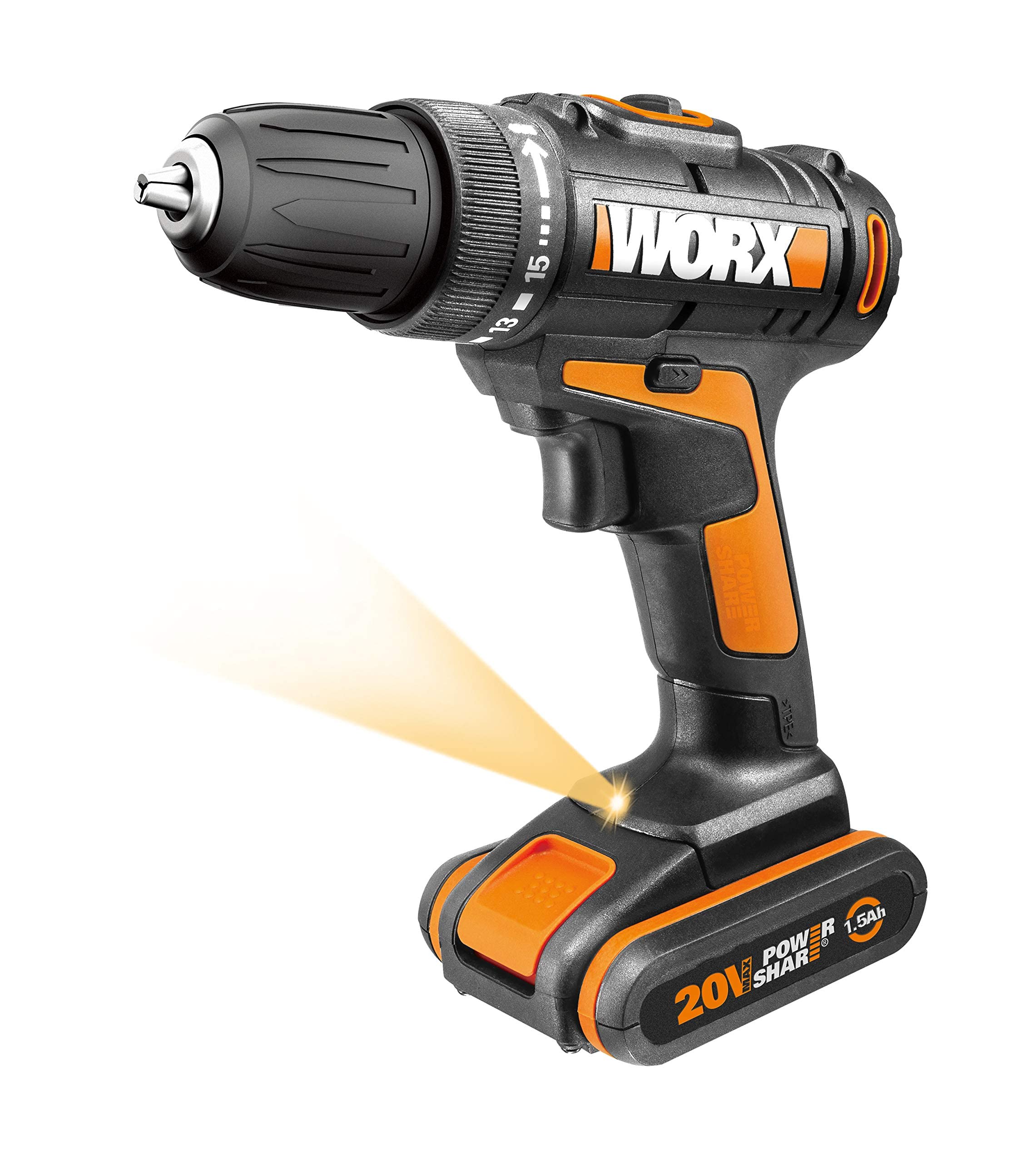 Worx WX101.1 trapano avvitatore 20V set 2 batterie
