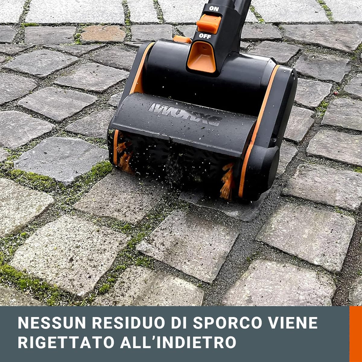 Worx WG441E spazzola giardino 20V con 2 batterie 2Ah