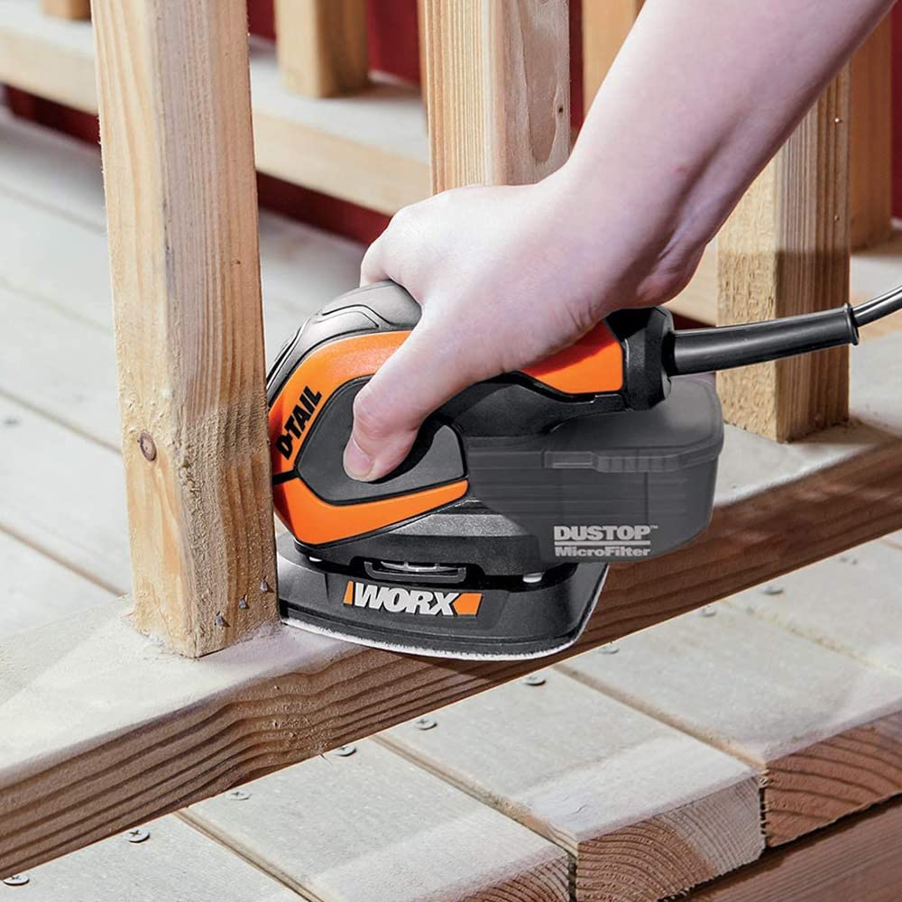 Worx WX648 levigatrice delta 65W con DUSTSTOP