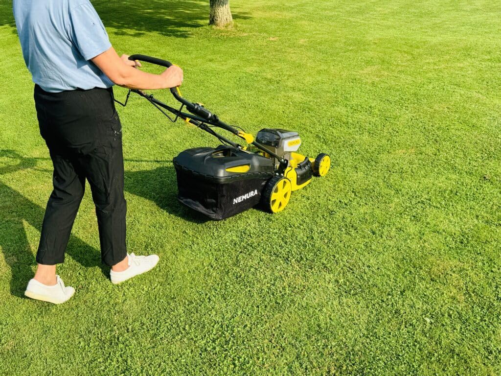 Nemura 80V tagliaerba batteria 51 cm 4 batterie 4Ah
