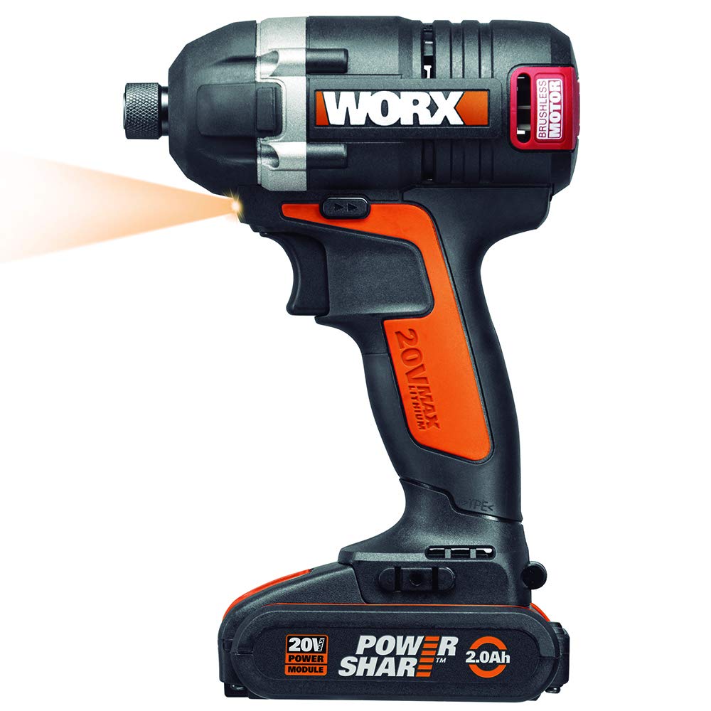 Worx WX292 Avvitatore a Impulsi 20V 2 Batterie 2,0Ah