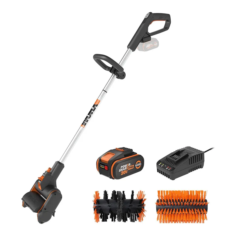 Worx WG441E spazzola giardino 20V con 2 batterie 2Ah