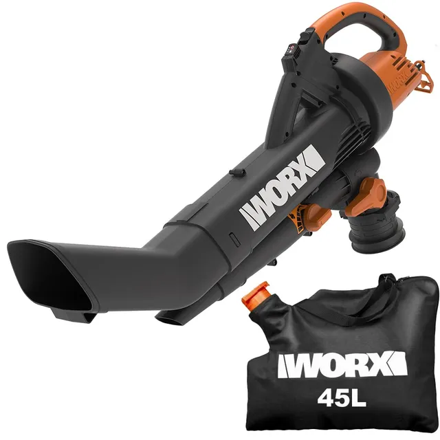 Worx WG505E soffiatore aspiratore 3000W sacco 45L