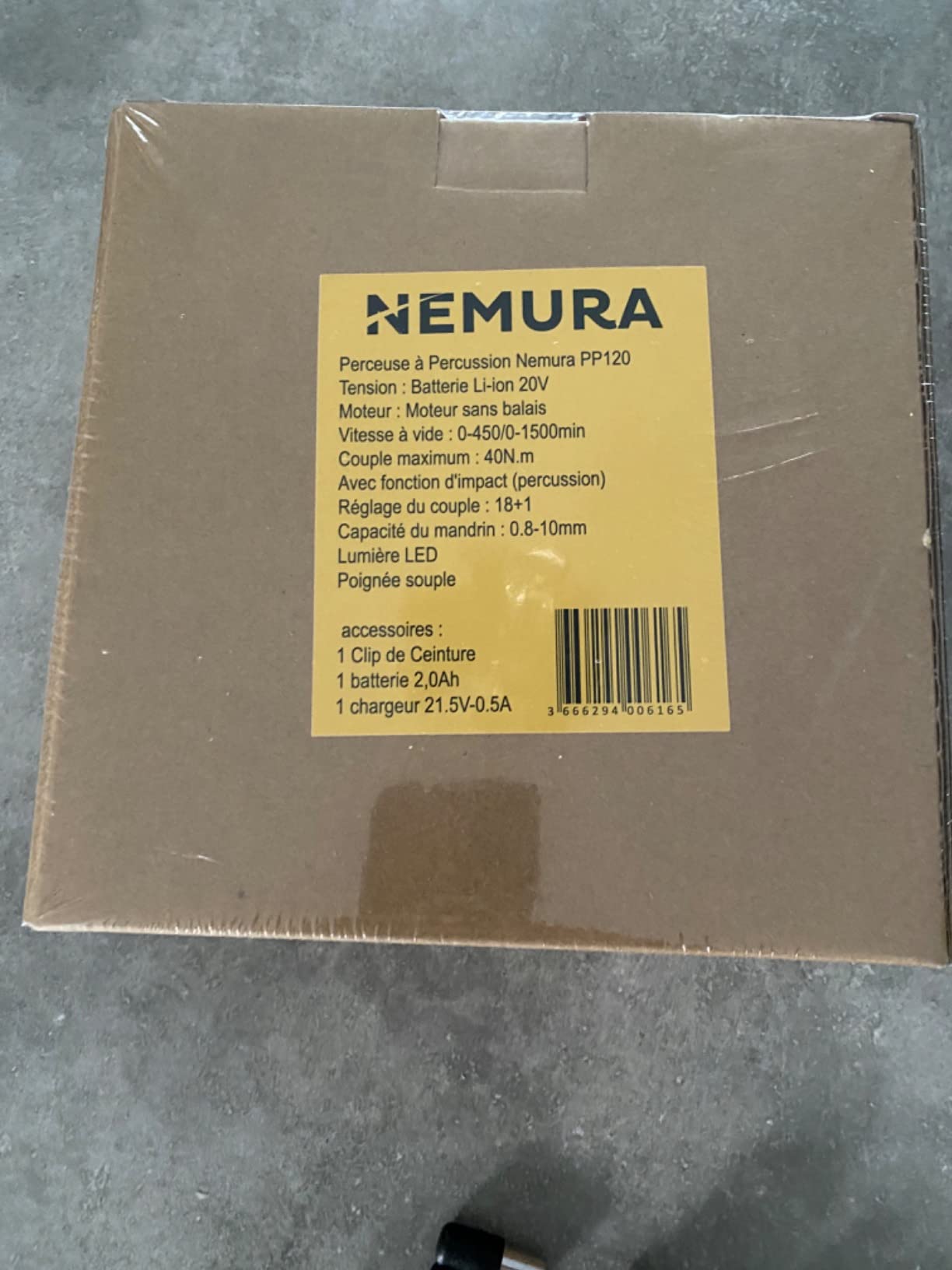 Nemura trapano batteria 20V con valigetta 54 accessori