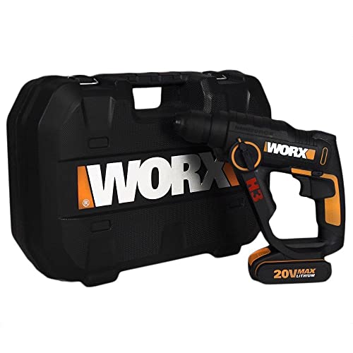 Worx WX390.1 martello perforatore 20V con 2 batterie