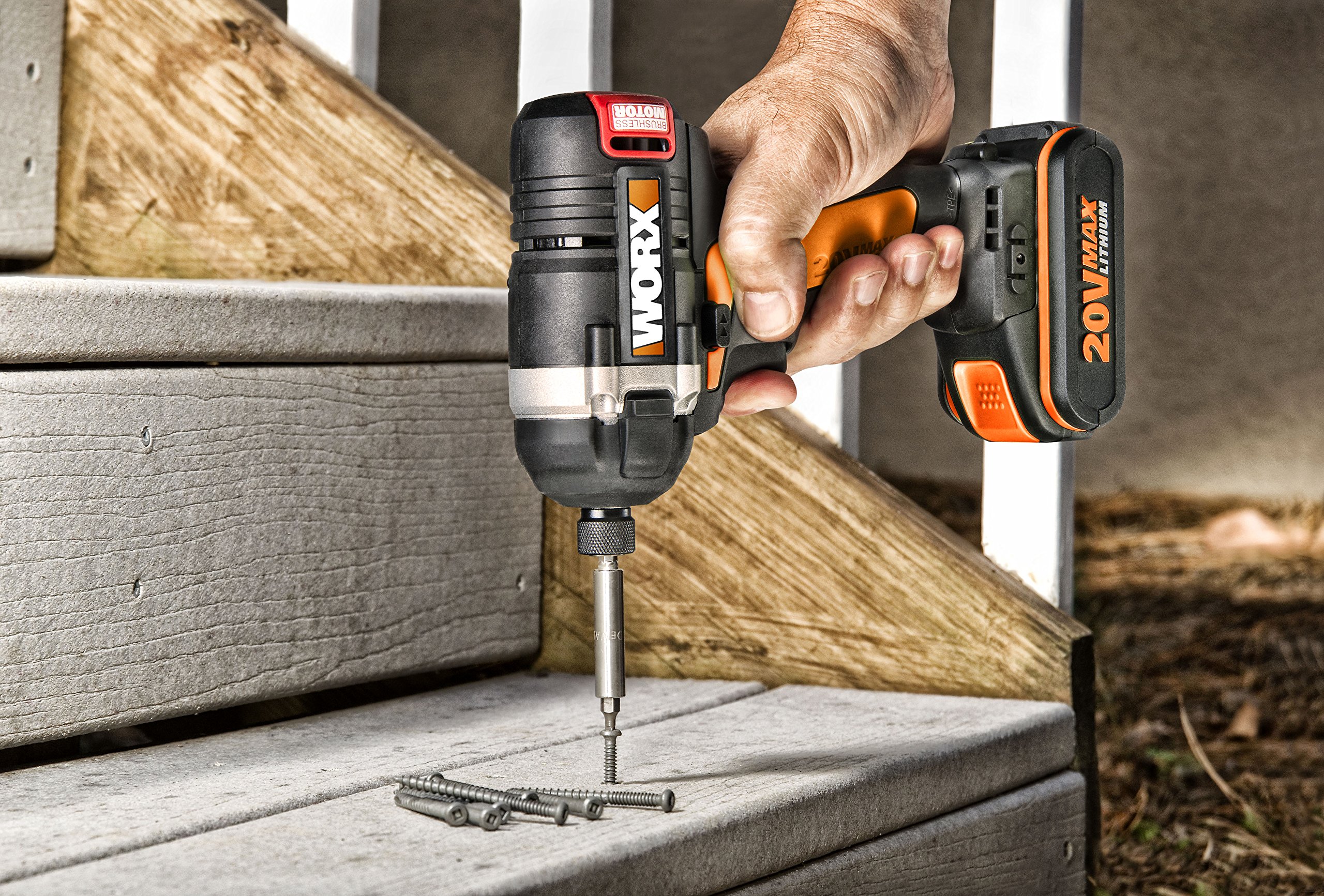 Worx WX292 Avvitatore a Impulsi 20V 2 Batterie 2,0Ah