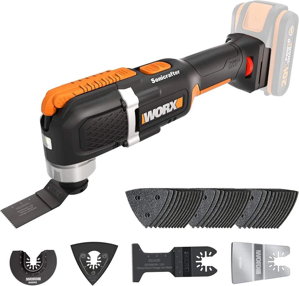 WORX WX696.9 multiutensile batteria 20V solo corpo oscillante
