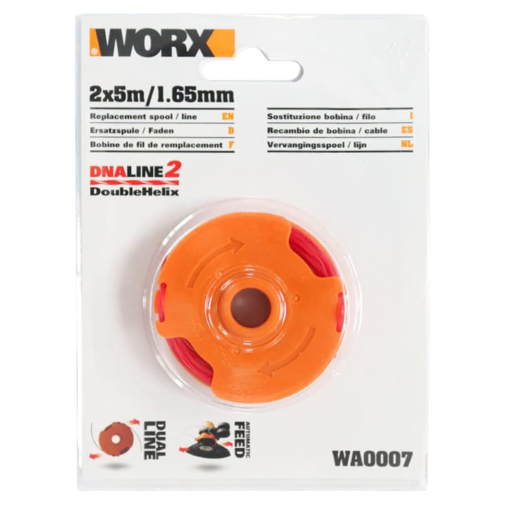 Worx WA0007 filo decespugliatore bobina 1,65mm 2x5m