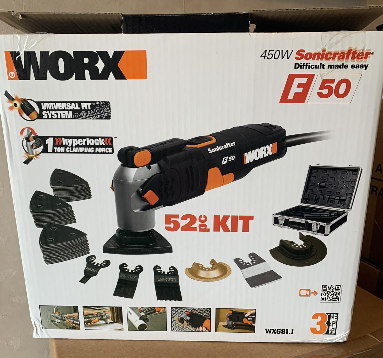 Worx Sonicrafter WX681 multifunzione oscillante 450W
