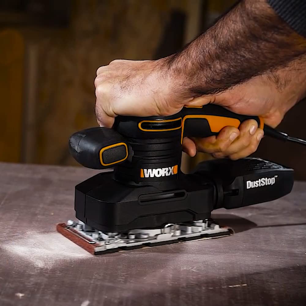 WORX WX641 Levigatrice Orbitale 250W con Fissaggio Rapido