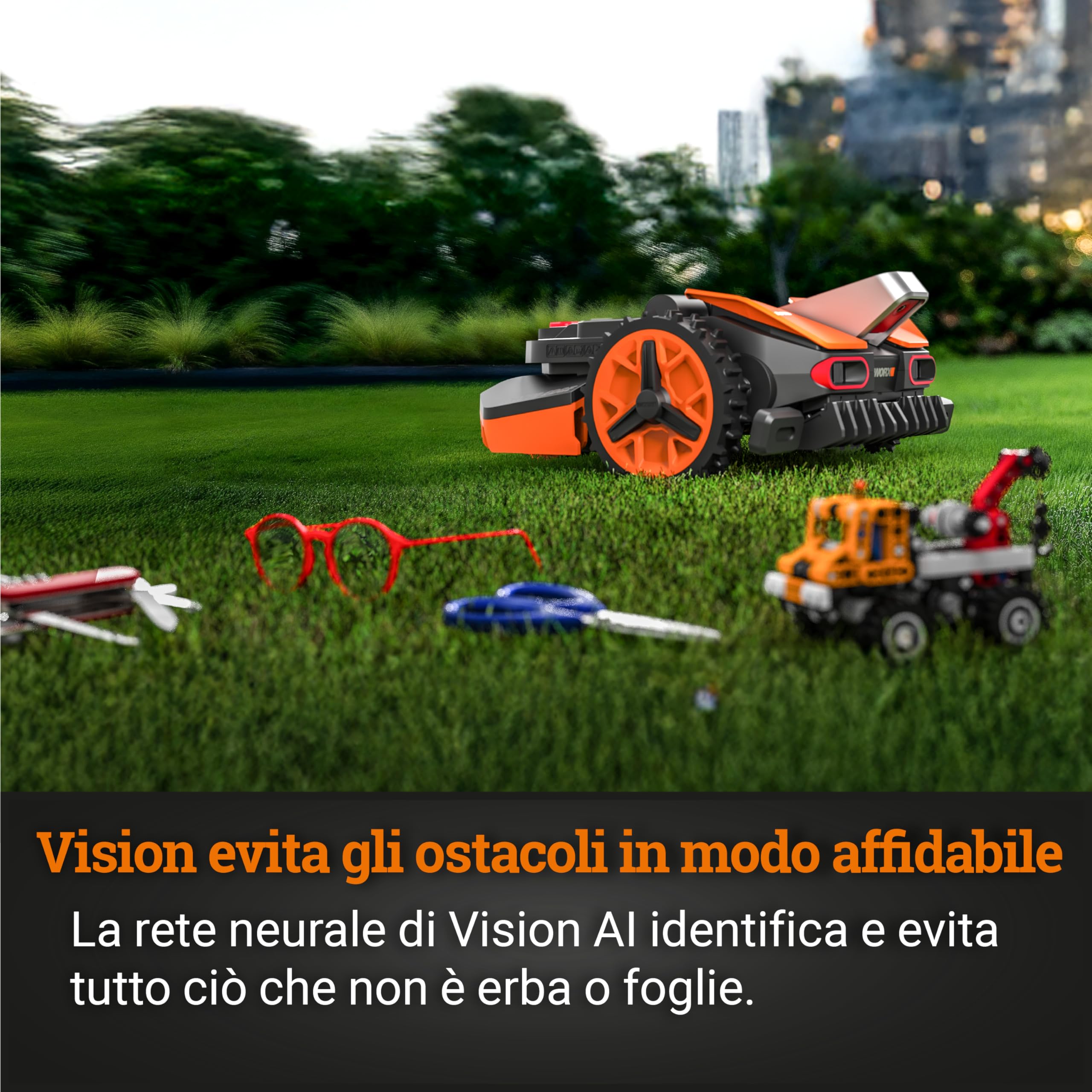 WORX Vision S250 WR202E robot tosaerba 250mq senza filo