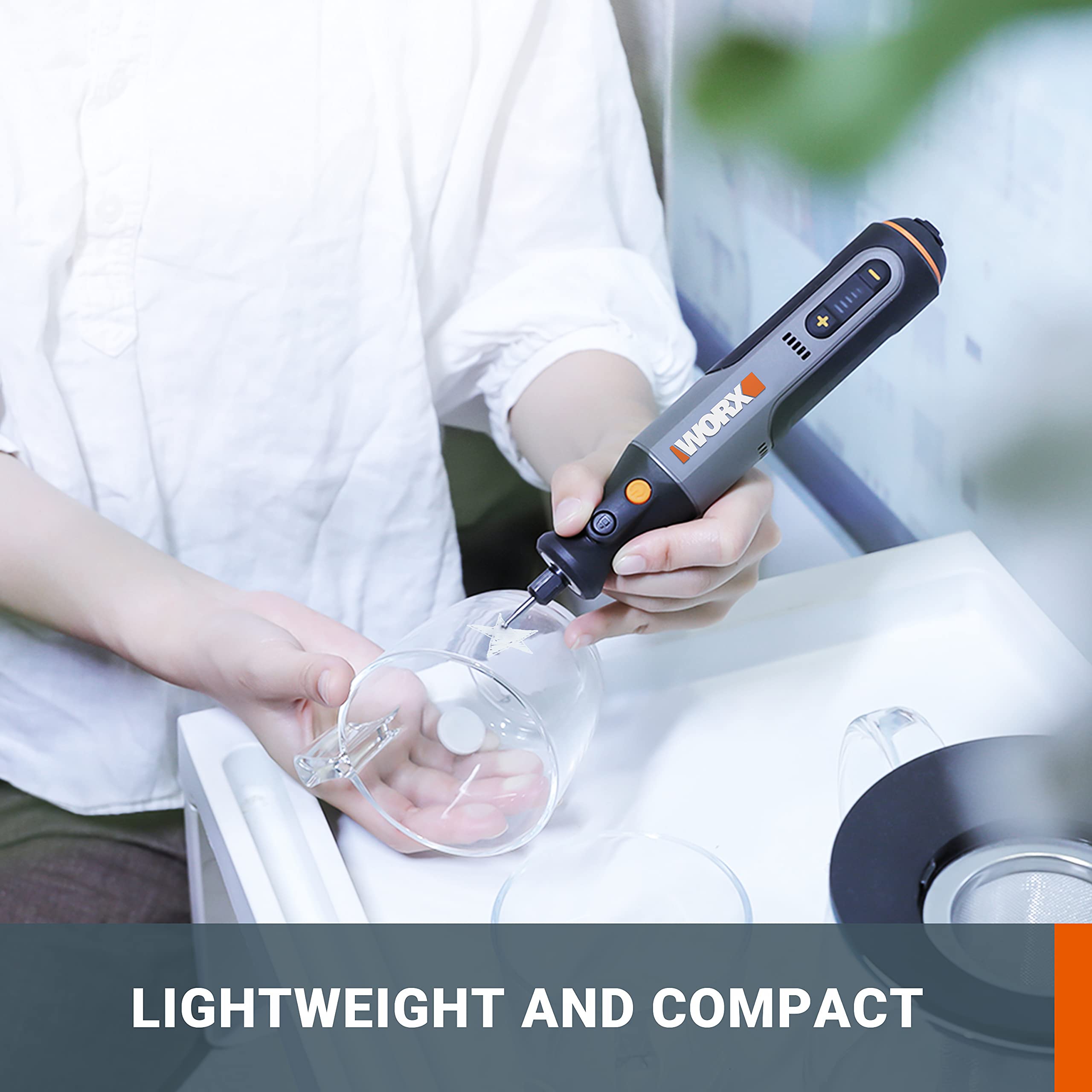 Worx WX106 Utensile Rotativo 8V 23 accessori incisione