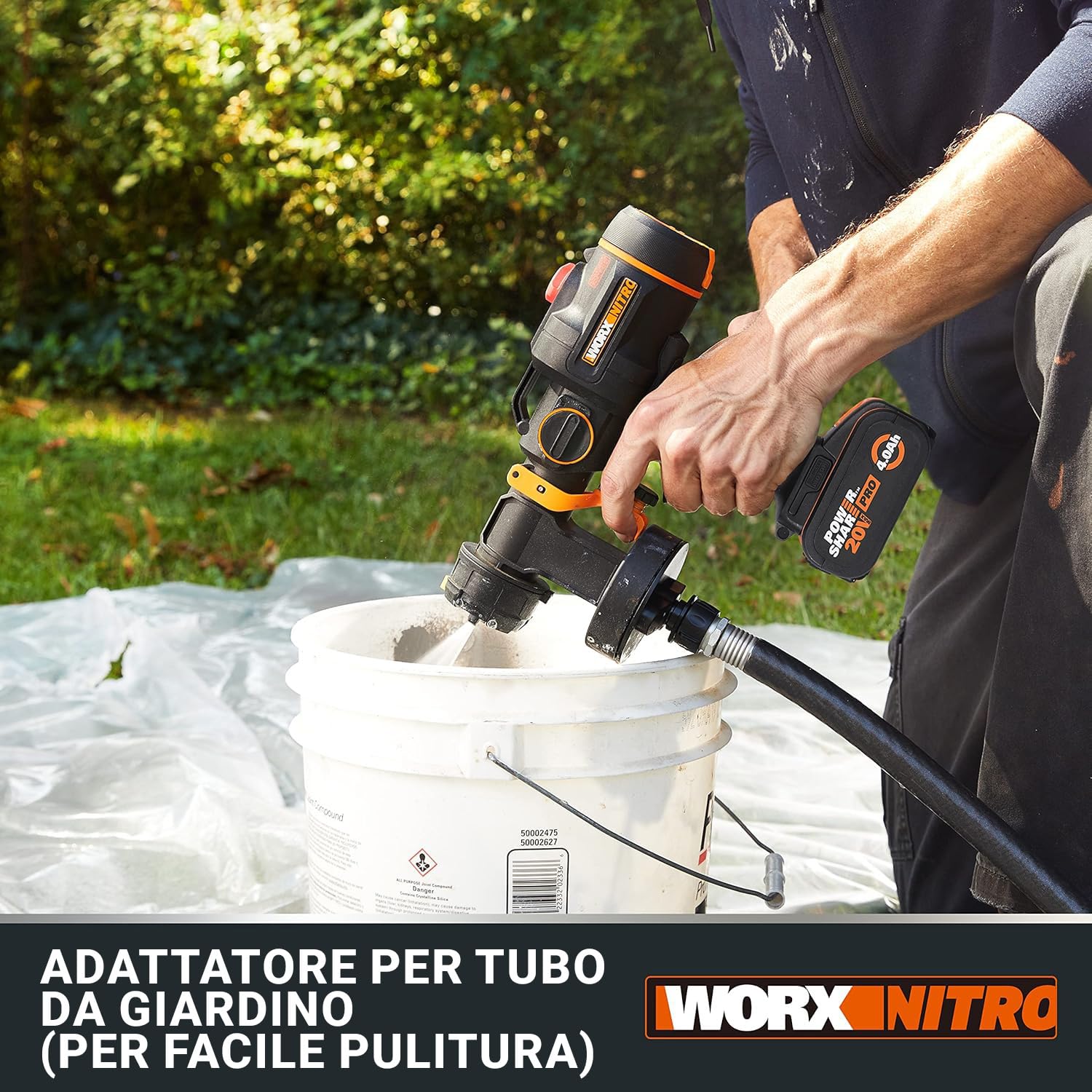 Worx WX020.9 Nitro verniciatore batteria 20V solo corpo