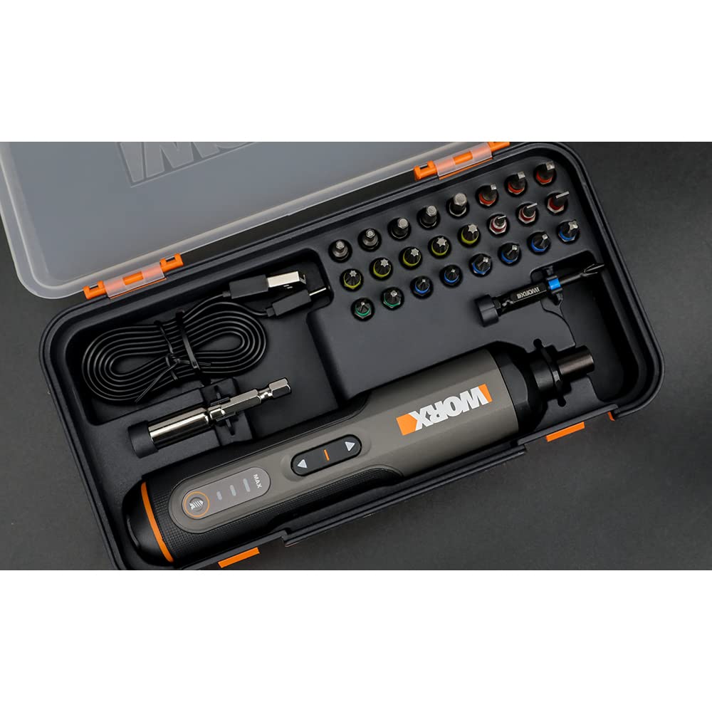 Worx WX240 Avvitatore 4V 1,5Ah 24 Accessori LED