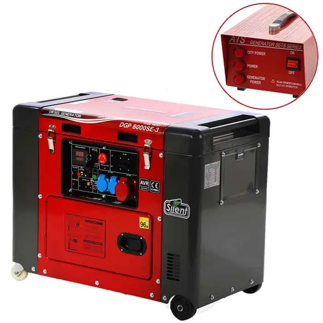 Geotech DGP8000SE-3 generatore diesel 6 kW silenziato