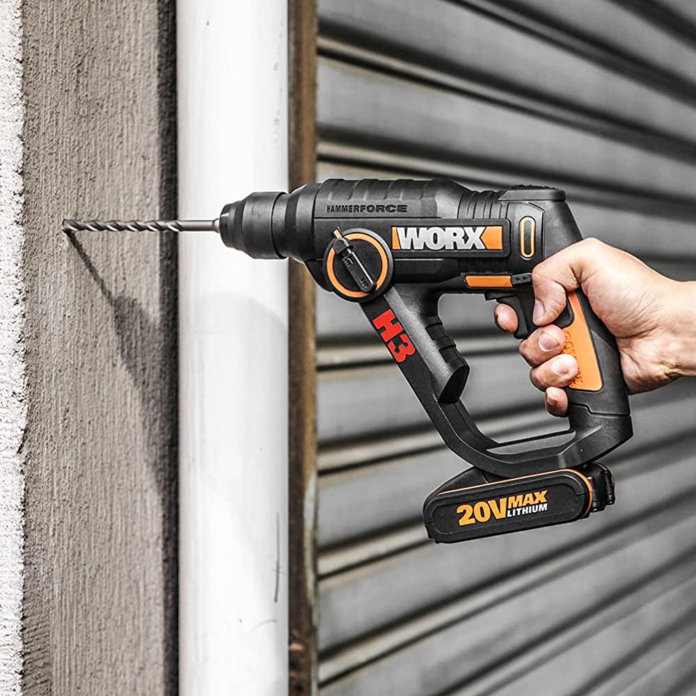 Worx WX390.9 martello perforatore SDS-Plus 3in1 solo corpo