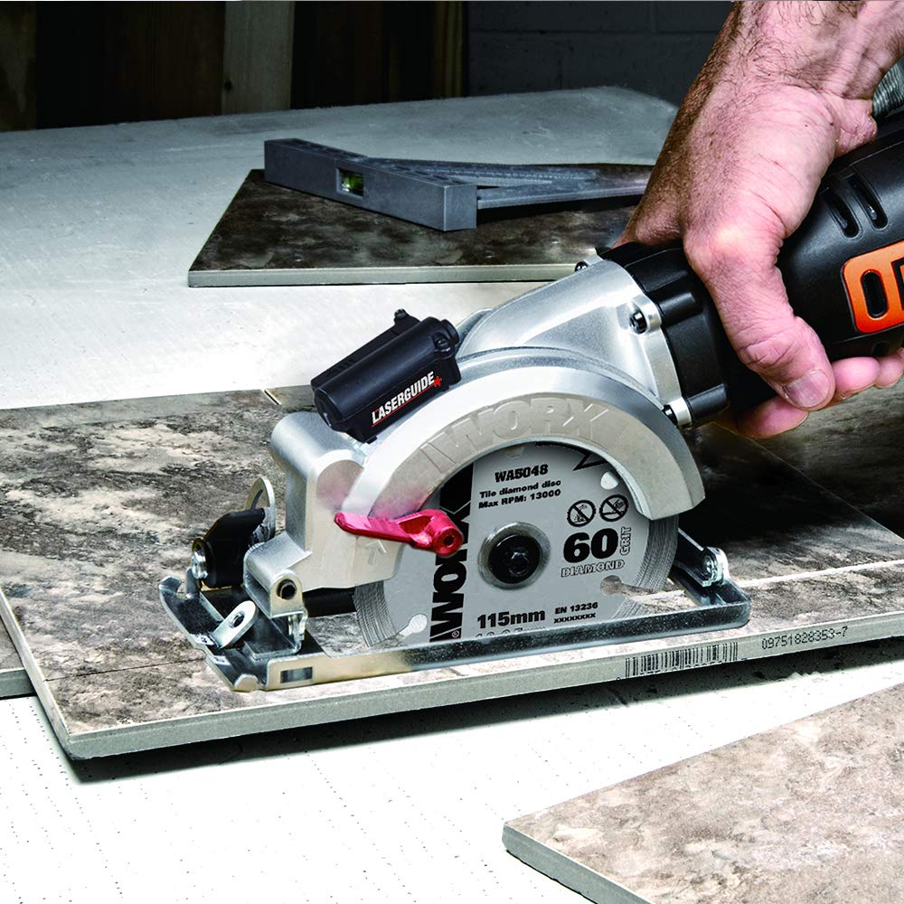 Worx WX427.2 mini sega circolare 710 W lama 120 mm