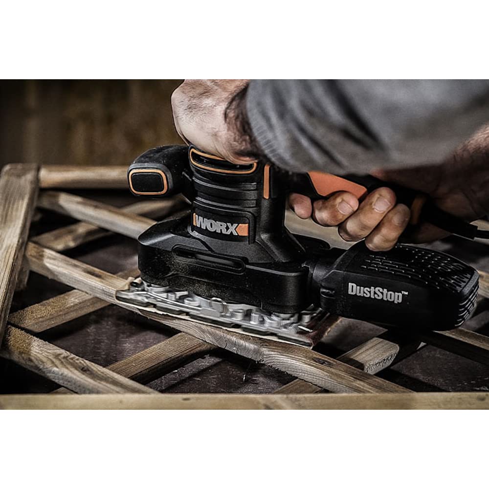WORX WX641 Levigatrice Orbitale 250W con Fissaggio Rapido