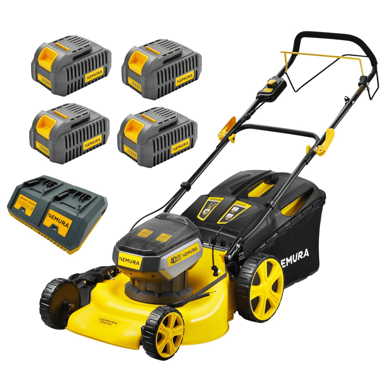Nemura robot tagliaerba 600mq 18cm con cavo e stazione