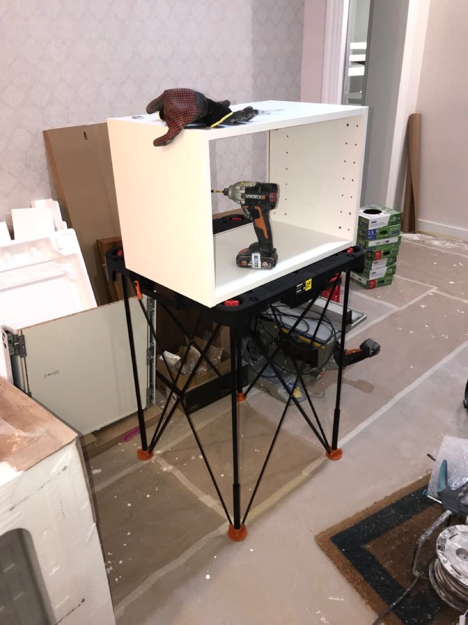 Worx WX066 Sidekick tavolo lavoro portatile 136kg nero