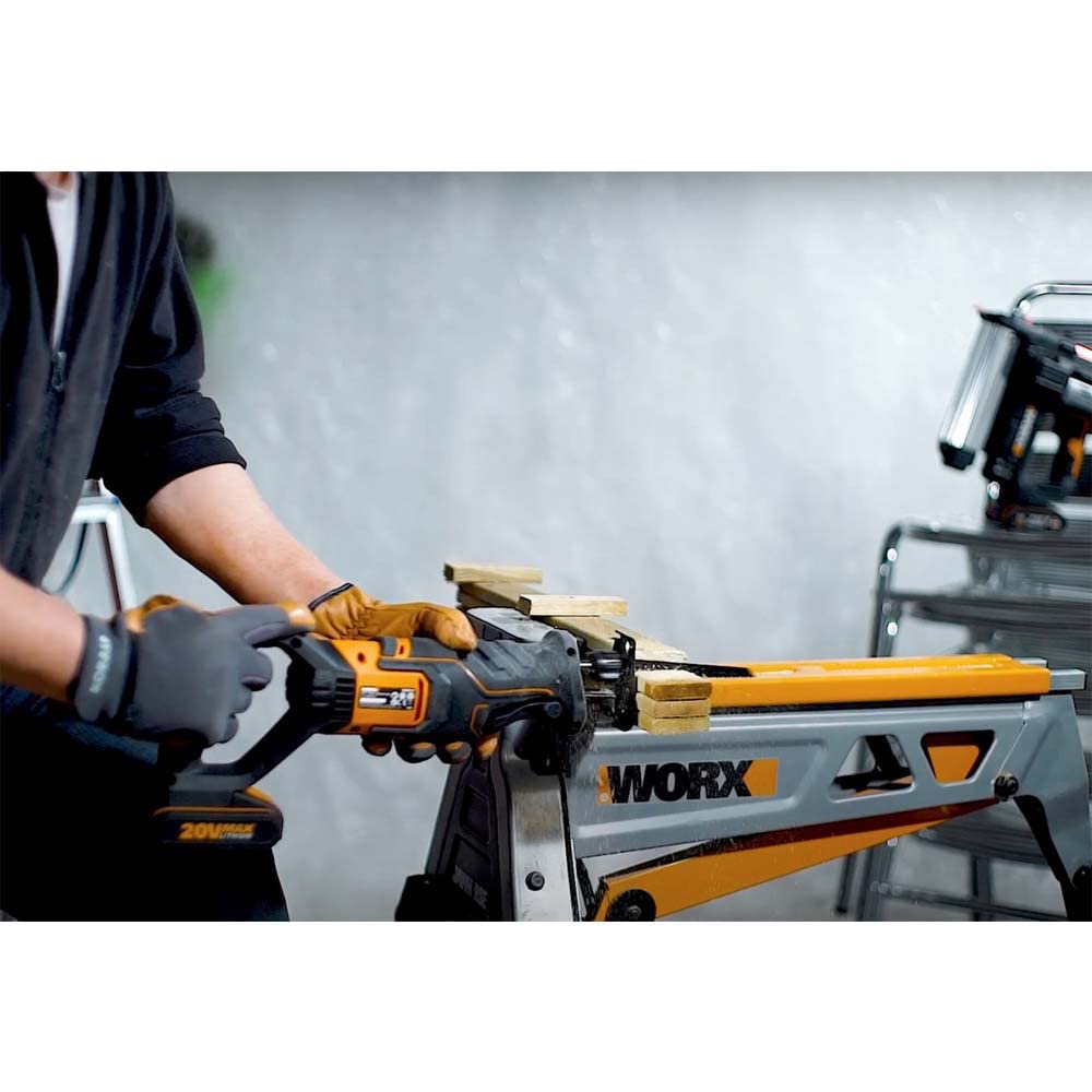 Worx WX500.9 sega a gattuccio 20V solo corpo 130 mm