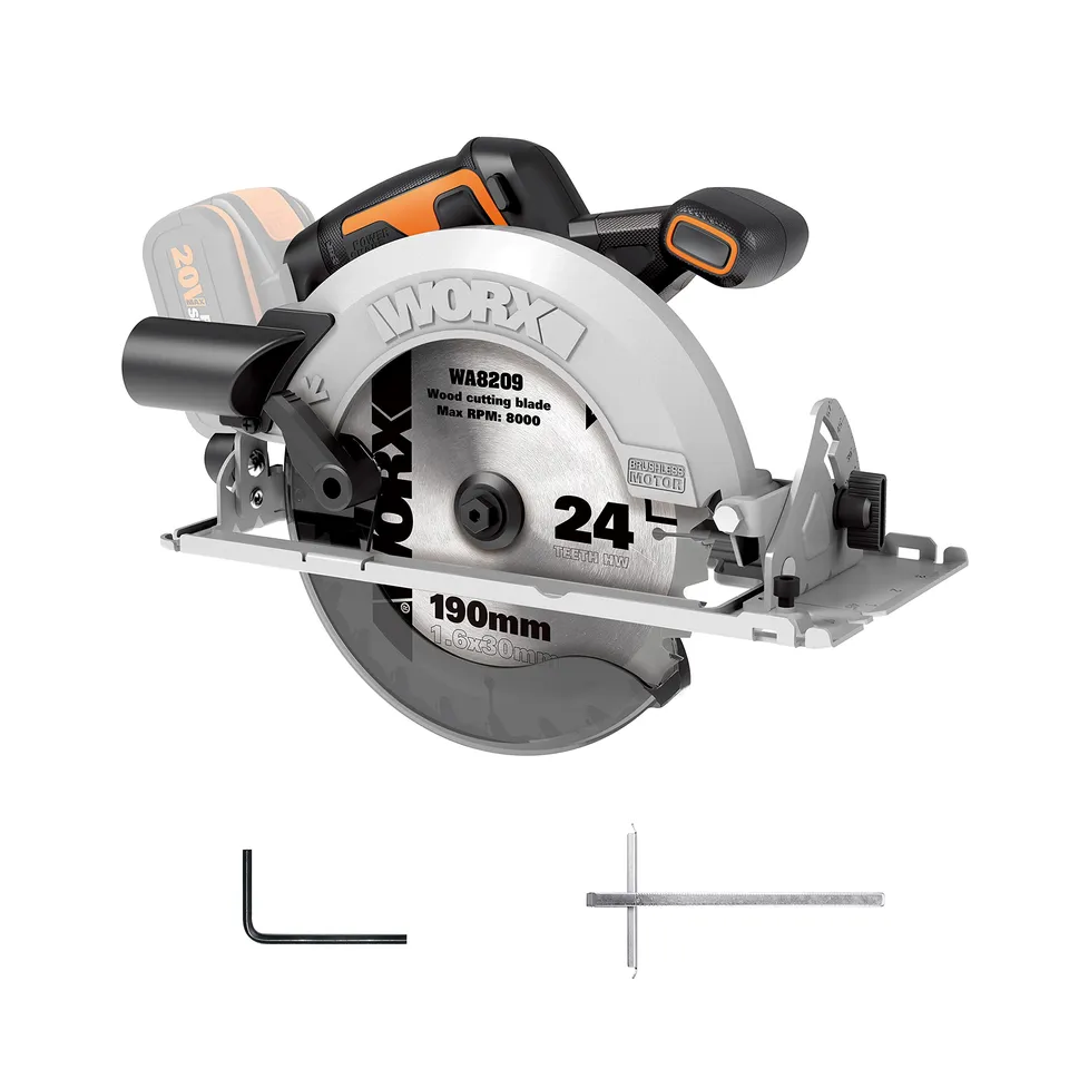 Worx WX520.9 sega circolare brushless 20V solo corpo