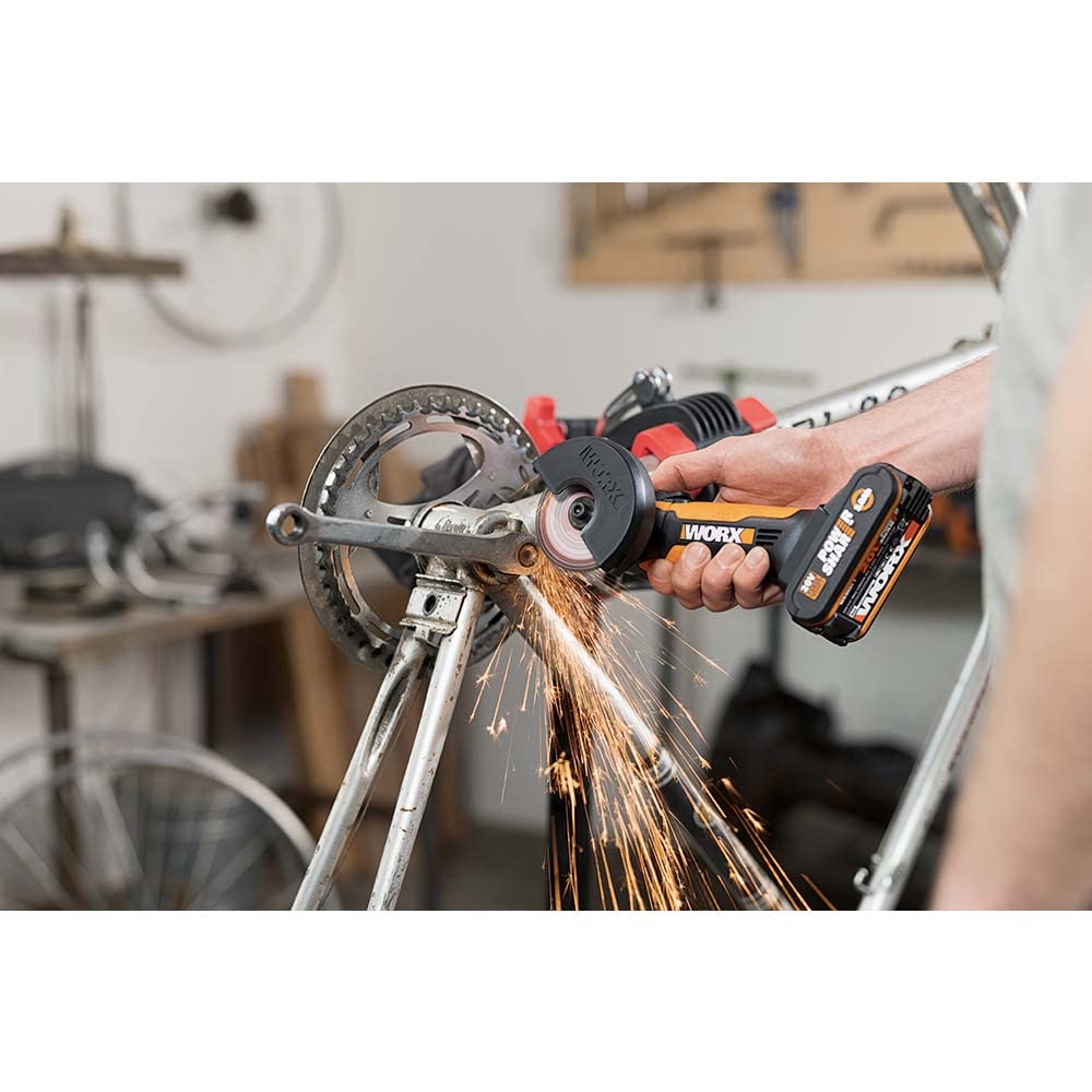 WORX WX801 mini smerigliatrice 20V con batteria 2.0Ah