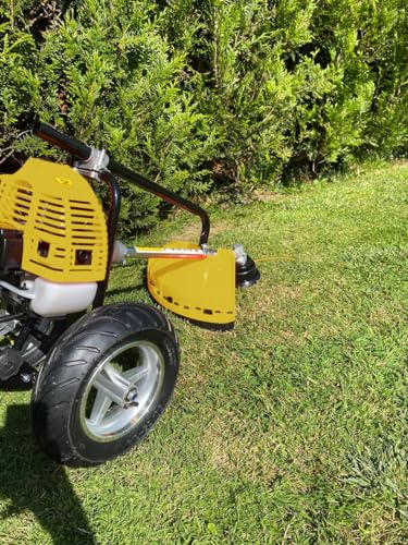 Nemura Decespugliatore Scoppio 52cc con Ruote Bobina Disco