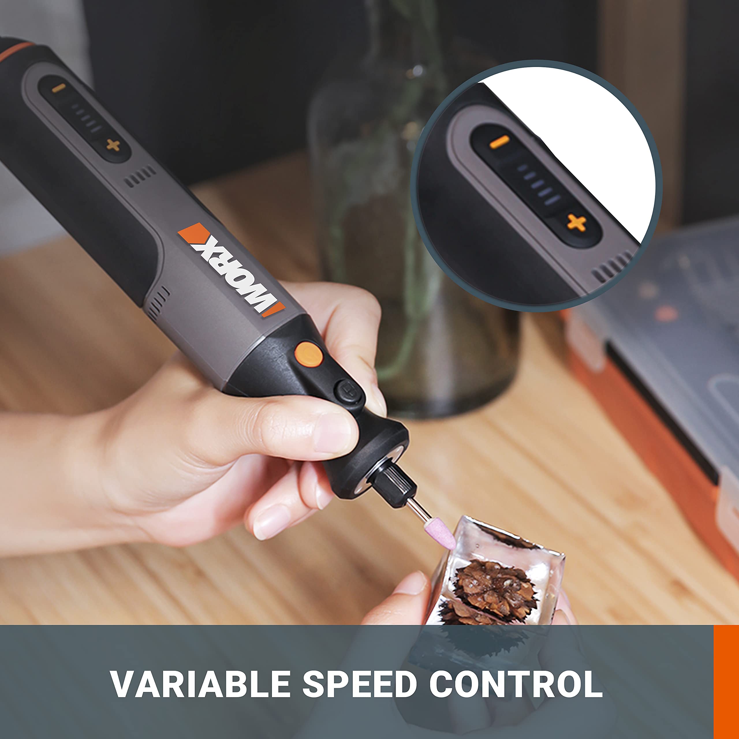 Worx WX106 Utensile Rotativo 8V 23 accessori incisione