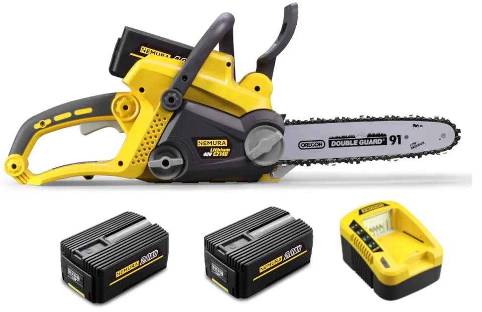 Nemura motosega a batteria 40V 35 cm Oregon 2x2Ah