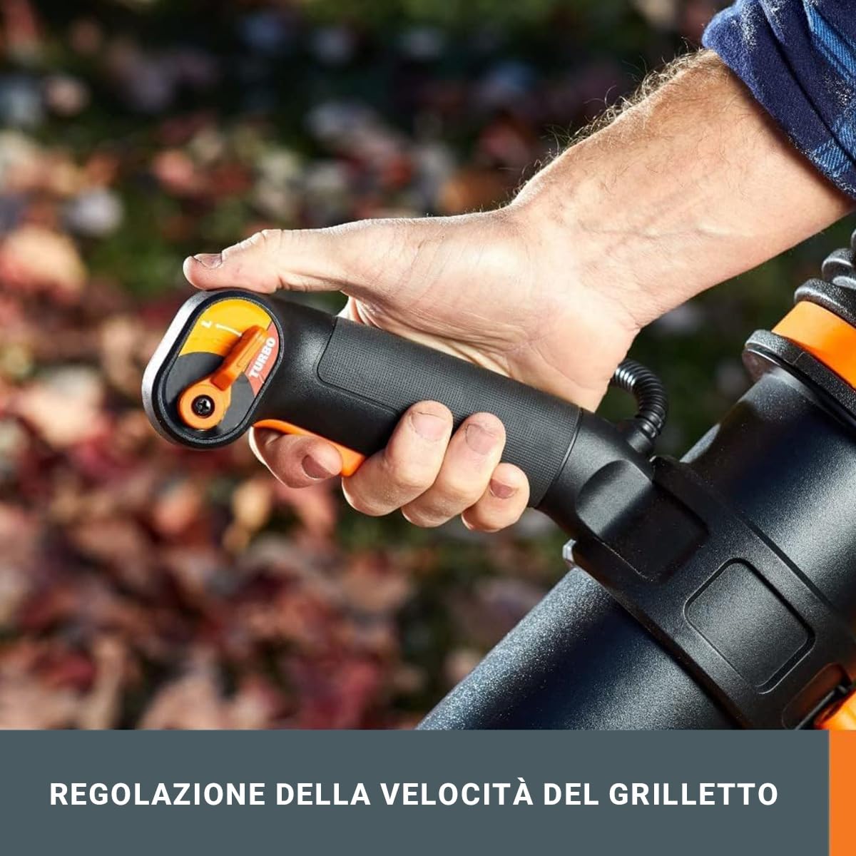 Worx Nitro WG572E soffiatore 80V 4x20V con zaino Basecamp
