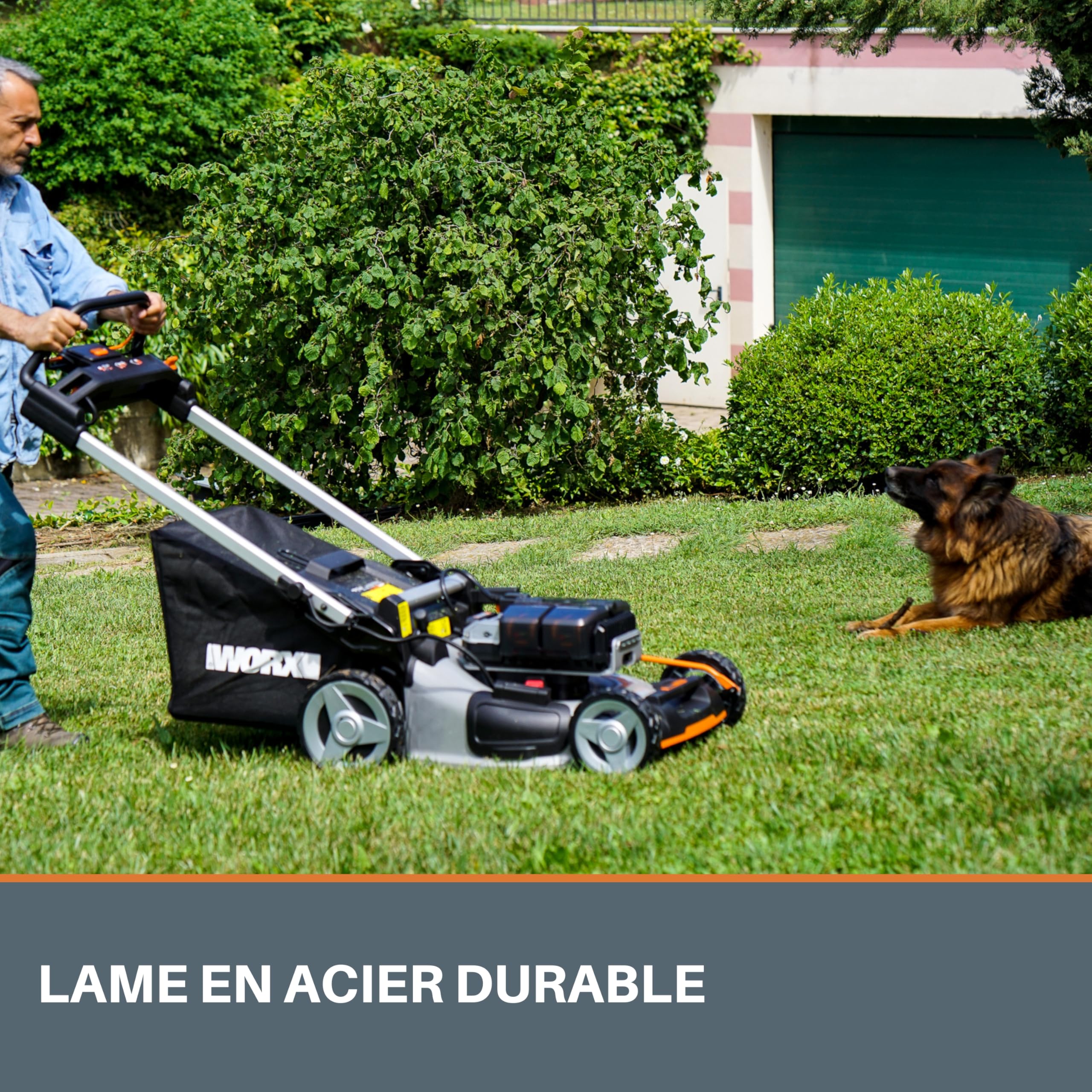 Worx WA6333 Lama Tosaerba 51cm per WG761E Acciaio