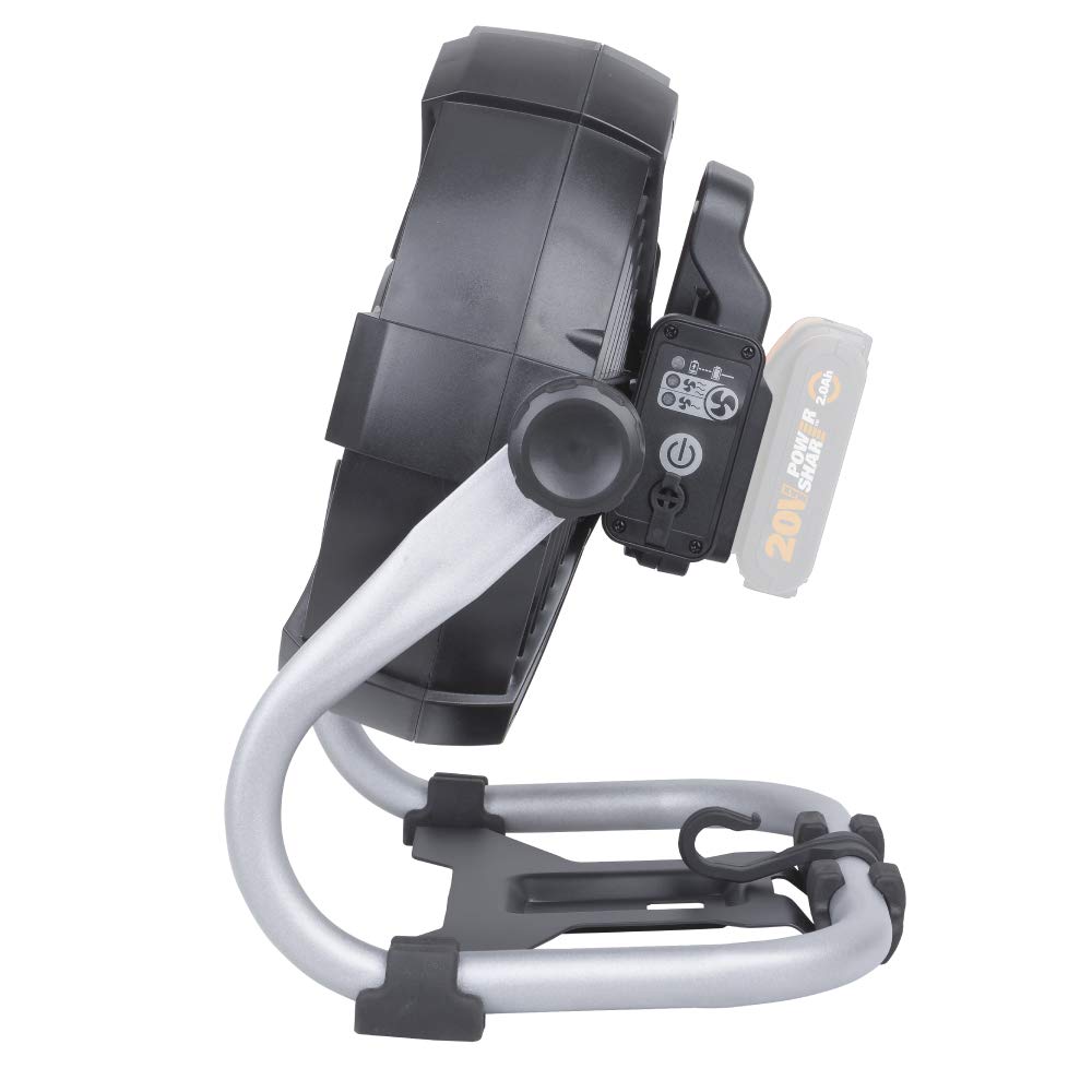 Worx WX095.9 Ventilatore Batteria 20V Solo Corpo 360°