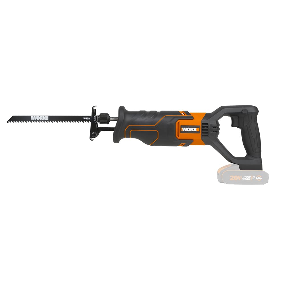 Worx WX500.9 sega a gattuccio 20V solo corpo 130 mm