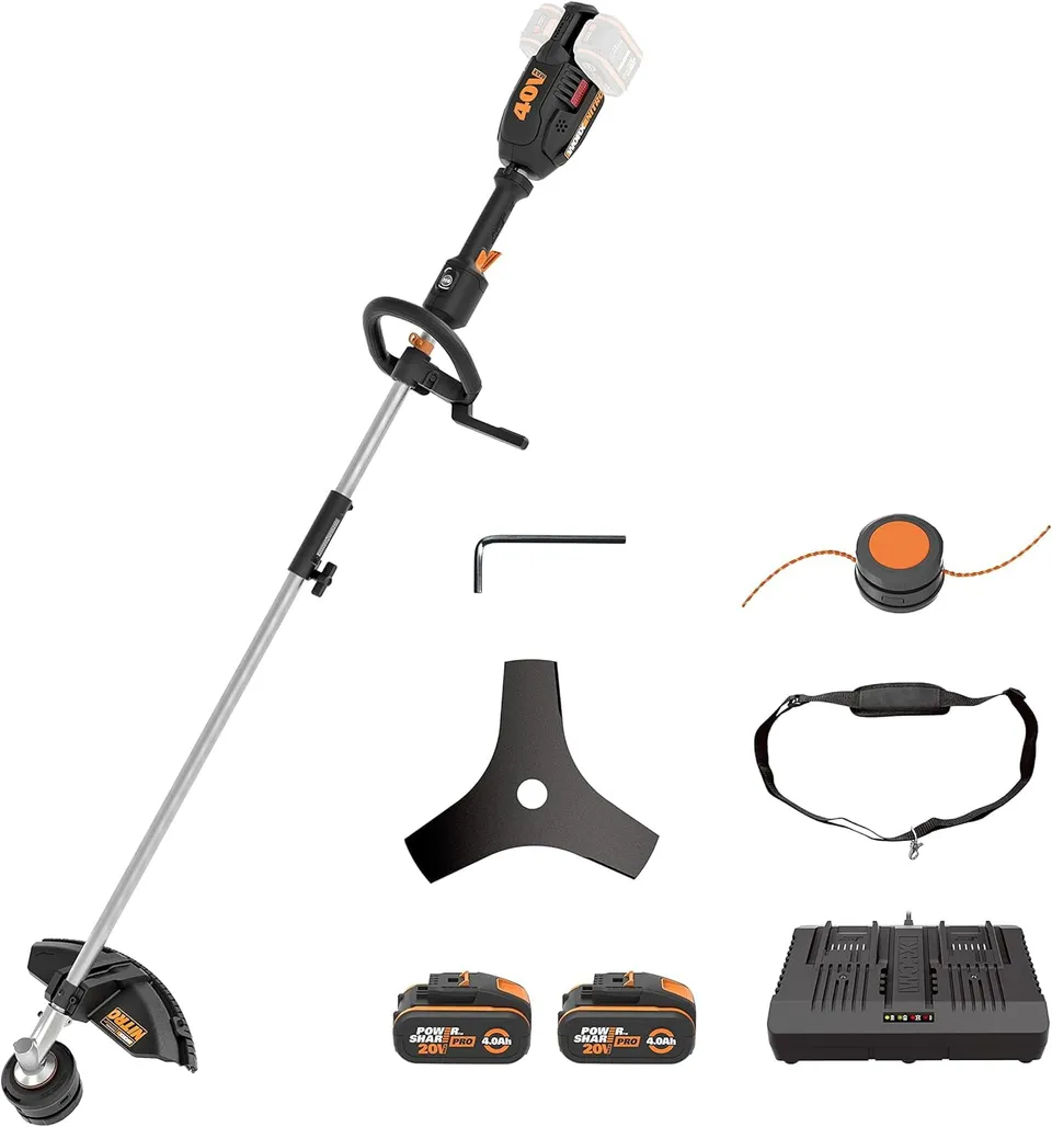 WORX WG186E.1 decespugliatore 40V taglio 38 cm