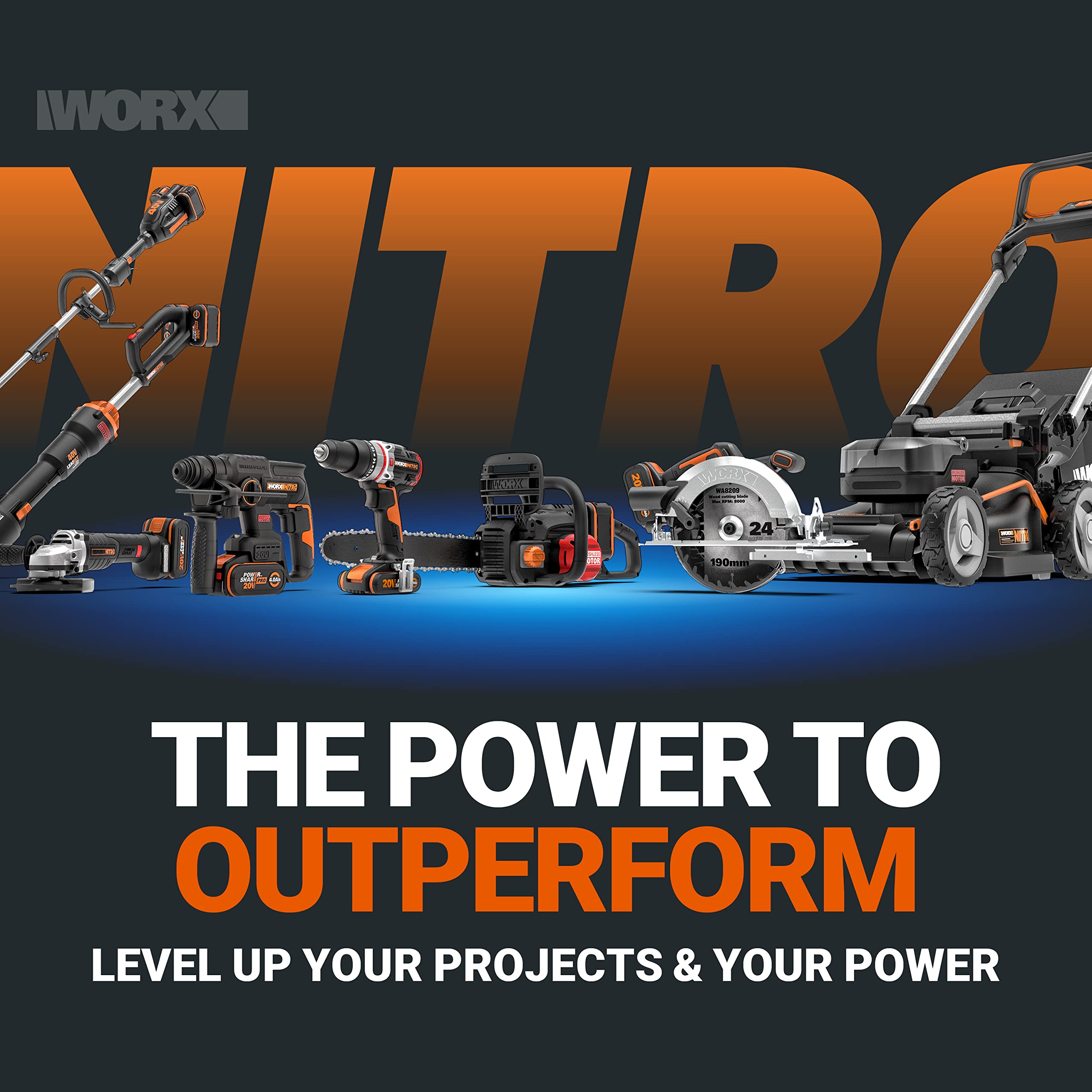 Worx WX520.9 sega circolare brushless 20V solo corpo