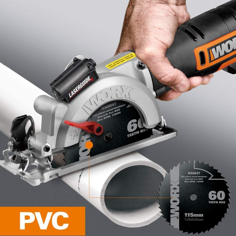 Worx WX427 sega circolare compatta 710W con laser