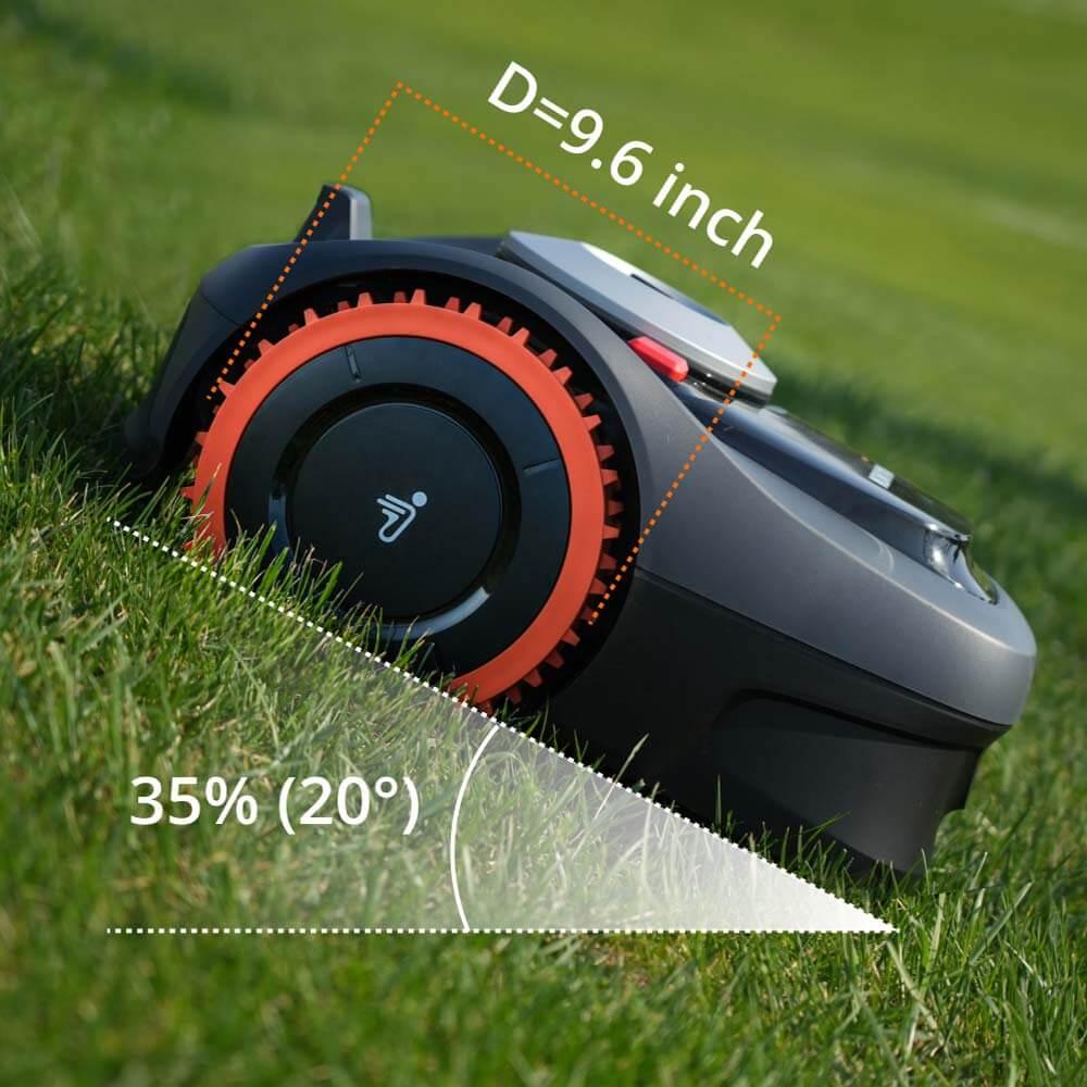 Navimow ruote off-road robot rasaerba i Series antiscivolo