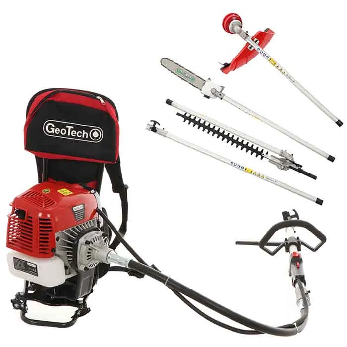 Geotech GT-2 58 BP decespugliatore zainato 58 cc 4 in 1