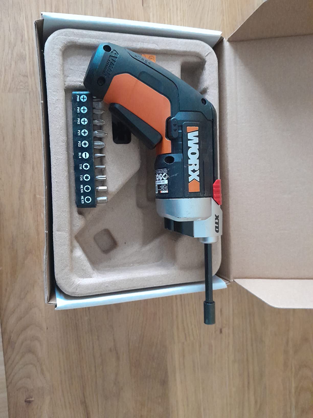 Worx WX252 avvitatore a batteria 4V con luce LED