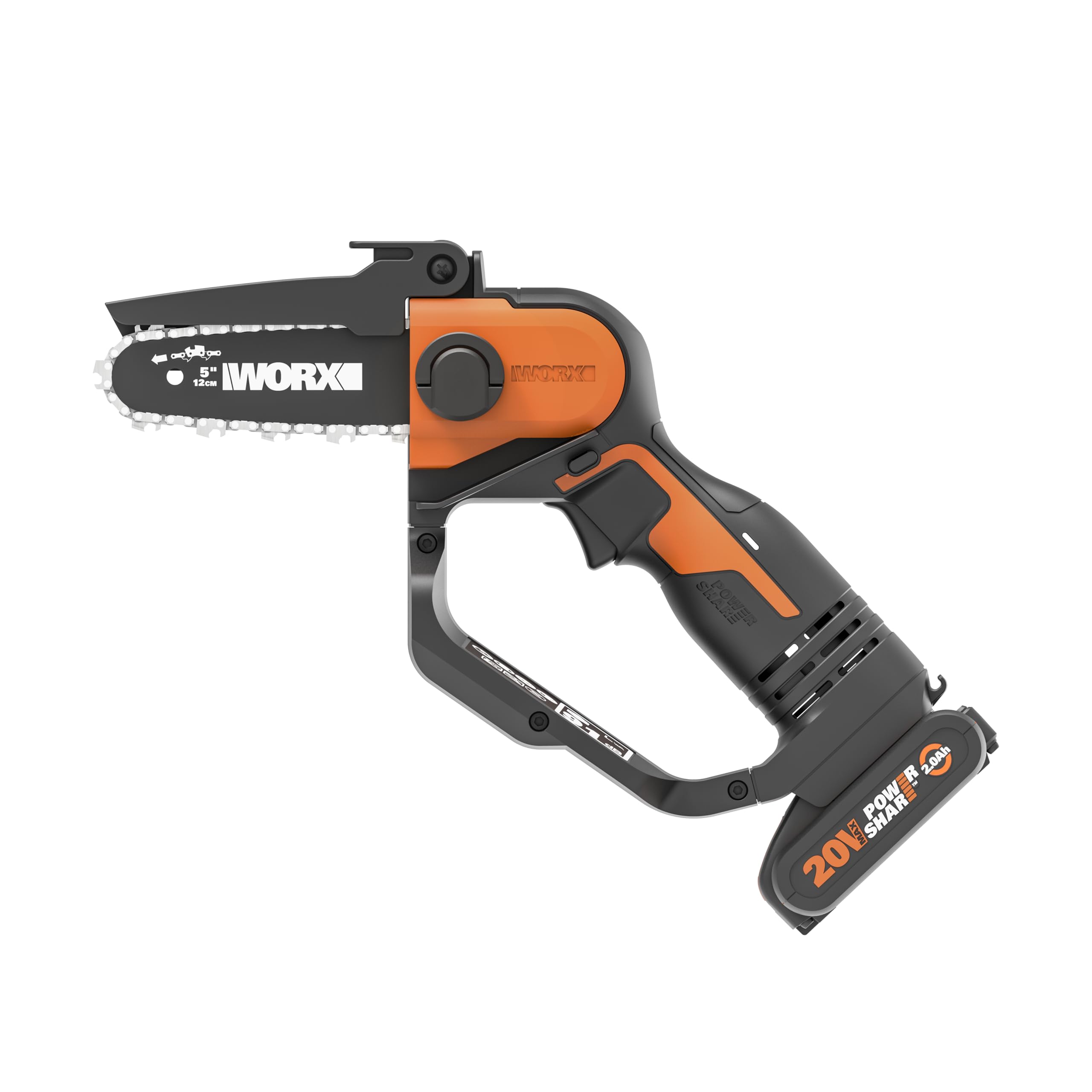 Worx WG324E potatore batteria 20V kit lama 12 cm