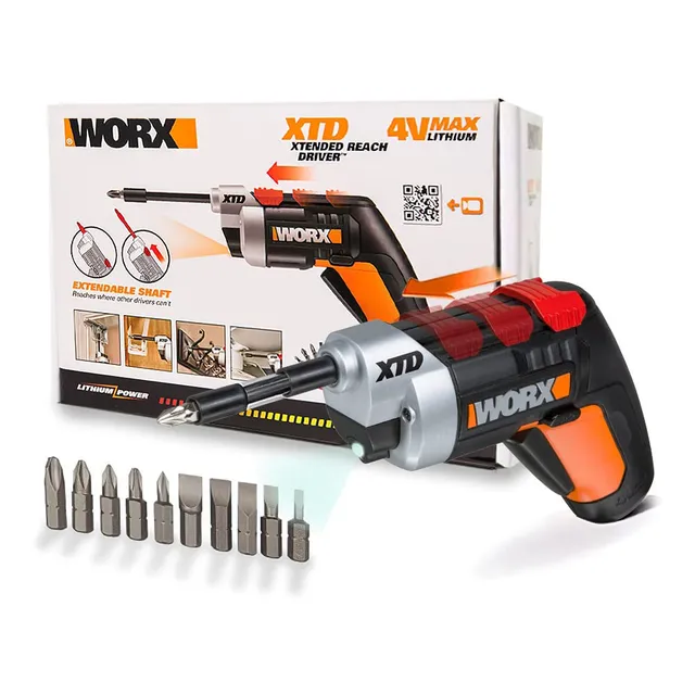Worx WX252 avvitatore a batteria 4V con luce LED
