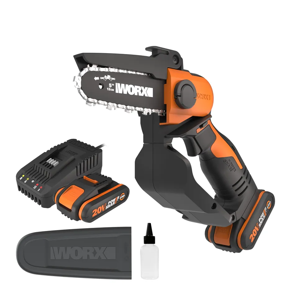 Worx WG324E potatore batteria 20V kit lama 12 cm